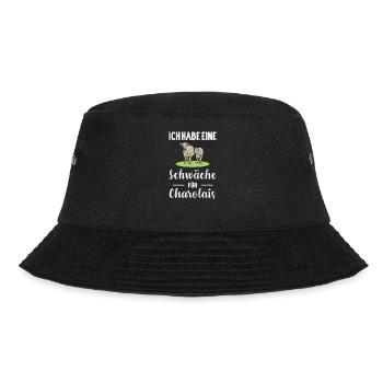 Charolais Rind I Frankreich Rinderzucht für - Bucket Hat - Schwarz - Vorne - Lela (165cm)