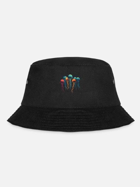 Jellyfish - Bucket Hat - black