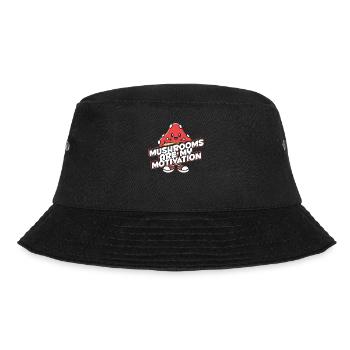Mushroom Picker Mushrooms Cute Mushroom Dwarf - Bucket Hat - black - Front - Lela (165cm)