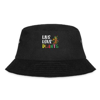 Perfect Plants for Women - Bucket Hat - Schwarz - Vorne - Lela (165cm)