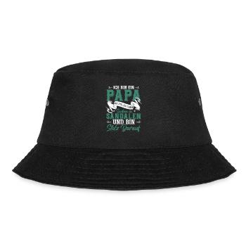 Ich bin ein Papa mit Stil - Bucket Hat - Schwarz - Vorne - Lela (165cm)