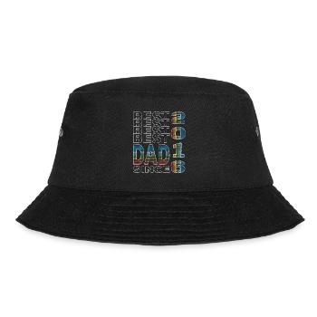 Best dad in the world since 2016 Father's Day Birthday - Bucket Hat - black - Front - Lela (165cm)