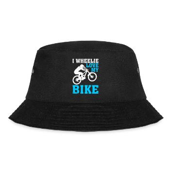 Love My Bike Bike Cycling Lovers - Bucket Hat - black - Front - Lela (165cm)