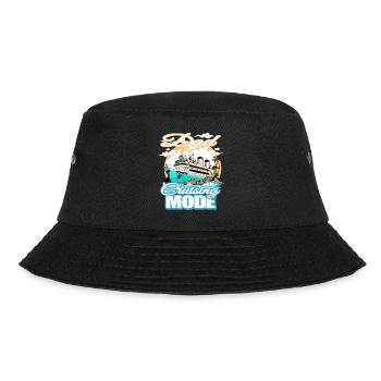 Dad in cruise mode holiday boat trip - Bucket Hat - black - Front - Lela (165cm)