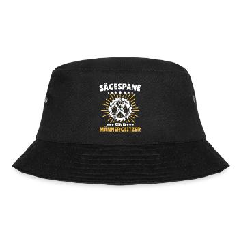 Zimmermann Zimmerleute Zimmerer - Bucket Hat - Schwarz - Vorne - Lela (165cm)