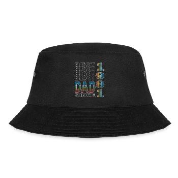 Bester Papa der Welt seit 1981 Vatertag - Bucket Hat - Schwarz - Vorne - Lela (165cm)
