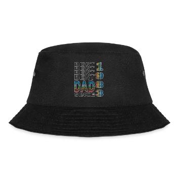 Bester Papa der Welt seit 1983 Vatertag - Bucket Hat - Schwarz - Vorne - Lela (165cm)