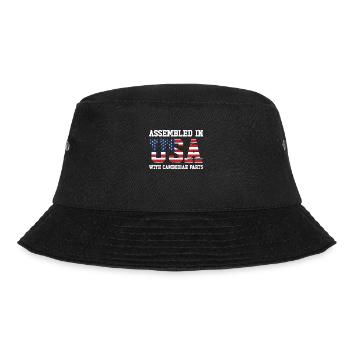 Born Cambodian Cambodia American USA Citizenship - Bucket Hat - black - Front - Lela (165cm)