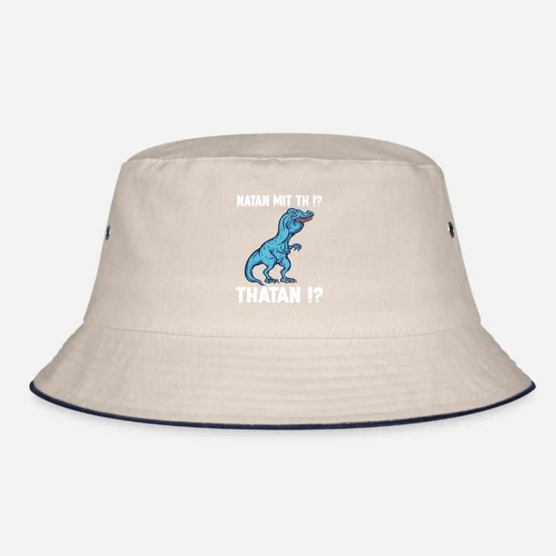 Nathan T-Rex Dinosaurier Meme Dino Trex Namens Bucket Hat