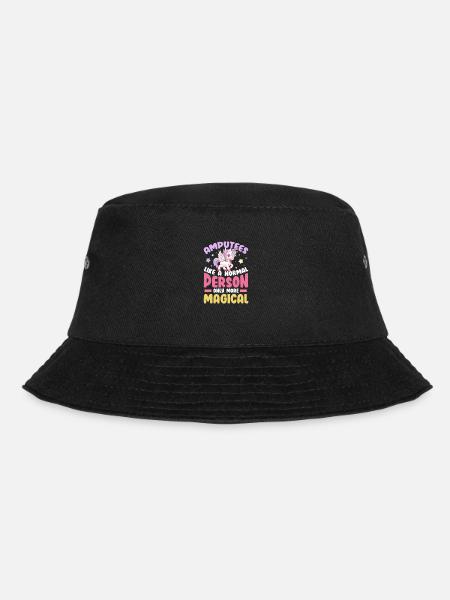 Amputation Amputation Prosthesis Gift - Bucket Hat - black