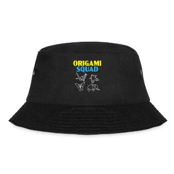 Origami Squad Papierkunst Origami Papier Japanisch - Bucket Hat - Schwarz - Vorne - Lela (165cm)