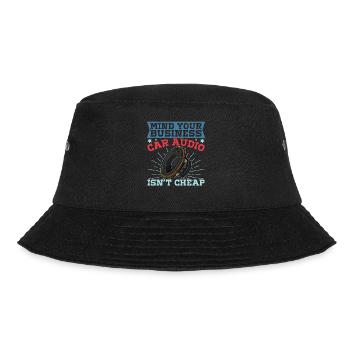Tontechnik Ingenieur Subwoofer Analog Sound - Bucket Hat - Schwarz - Vorne - Lela (165cm)