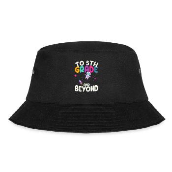 To 5th Grade and Beyond Fifth Astronaut - Bucket Hat - black - Front - Lela (165cm)