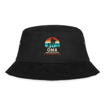 Team Oma Enkelsohn Muttertag Super Oma - Bucket Hat - Schwarz - Vorne - Lela (165cm)