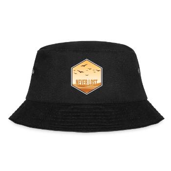 wüste sandsturm wüstenblume LOST sunset - Bucket Hat - Schwarz - Vorne - Lela (165cm)