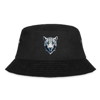 Minimalistic Lephard - Bucket Hat - black - Front - Lela (165cm)