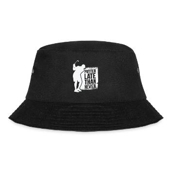 Golfspieler Golfplatz Golfer - Bucket Hat - Schwarz - Vorne - Lela (165cm)