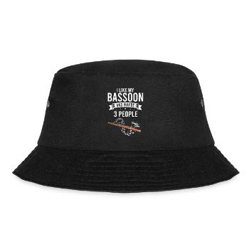Bassoonist design for woodwind orchestra - Bucket Hat - black - Front - Lela (165cm)