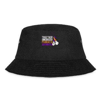 Together We Can Beat Psoriatic Arthritis - Bucket Hat - black - Front - Lela (165cm)