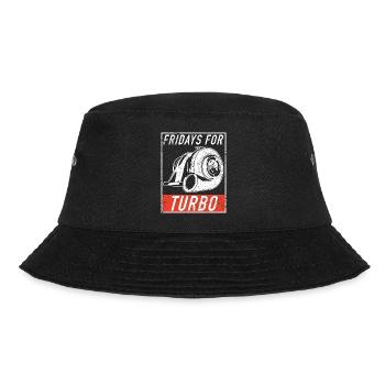 Turbocharger Turbo Displacement Engine Tuning Tuner - Bucket Hat - black - Front - Lela (165cm)