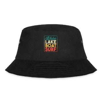 Wake Lake Bateau Surf Drôle Wakesurf Planche Surf - Bob - noir - Devant - Lela (165cm)