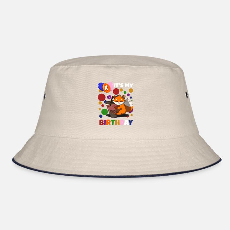 4th Birthday Fox Bucket Hat