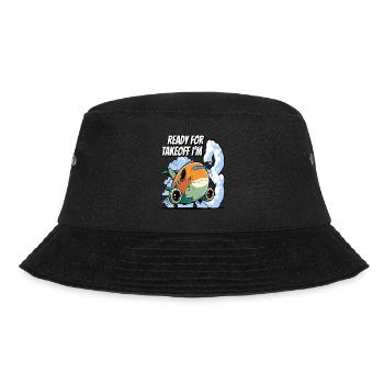 Ready for Takeoff I'm 3 - 3nd Birthday Boy - Bucket Hat - Schwarz - Vorne - Lela (165cm)
