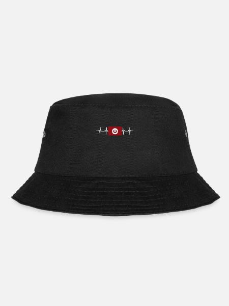 Japan Flag - Kochi - Bucket Hat - black