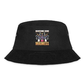 Fanfahrenzug Spielmannszug Wahnsinn - Bucket Hat - Schwarz - Vorne - Lela (165cm)