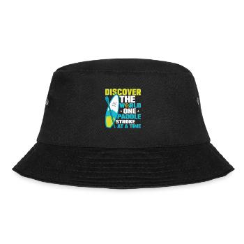 Discover The World Stand Up Paddle Board - Bucket Hat - Schwarz - Vorne - Lela (165cm)