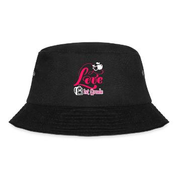 1st Grade Teacher Love 1st Grade - Bucket Hat - black - Front - Lela (165cm)