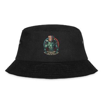 Cthulhu For President, Election 2024 Cosmic Horror - Bucket Hat - Schwarz - Vorne - Lela (165cm)