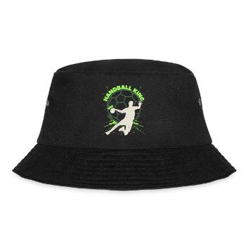 Handball, Handballspieler, Sport-Motiv Spruch - Bucket Hat - Schwarz - Vorne - Lela (165cm)