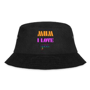 Mum i love you - Bucket Hat - black - Front - Lela (165cm)