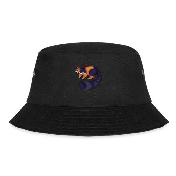 Drawing of a giant squirrel - Bucket Hat - black - Front - Lela (165cm)