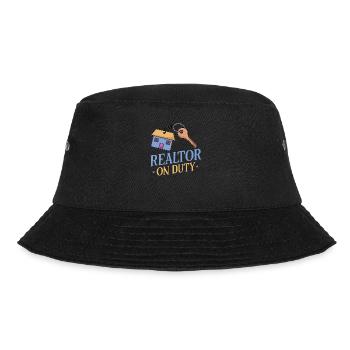 Real Estate Agent Realtor Home Closing Investor - Bucket Hat - Schwarz - Vorne - Lela (165cm)