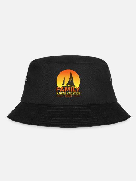 Familien-Hawaii-Urlaub 2023 Beach In Hawaii - Bucket Hat - Schwarz