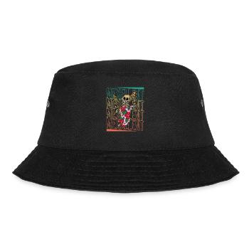 Mexiko Urlaub Skeleton Tequila Taco Sommer - Bucket Hat - Schwarz - Vorne - Lela (165cm)