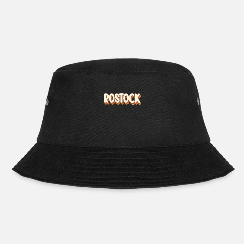 Rostockerin Rostocker Rostock - Bucket Hat - Schwarz