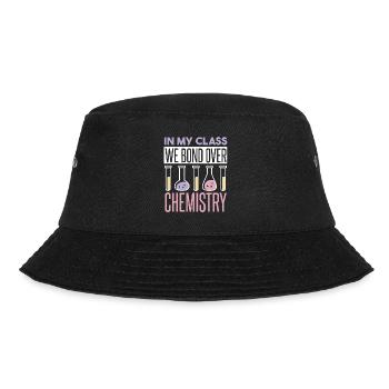 In meiner Klasse verbinden wir uns über Chemie - Bucket Hat - Schwarz - Vorne - Lela (165cm)