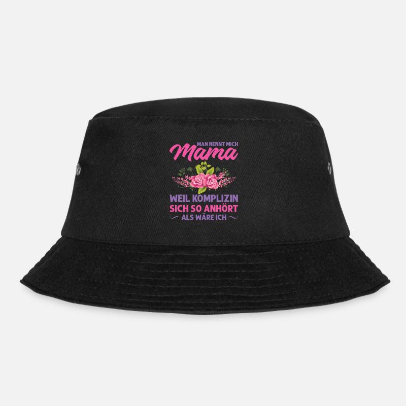 Mutter Mama Tochter Geschenk - Bucket Hat - Schwarz