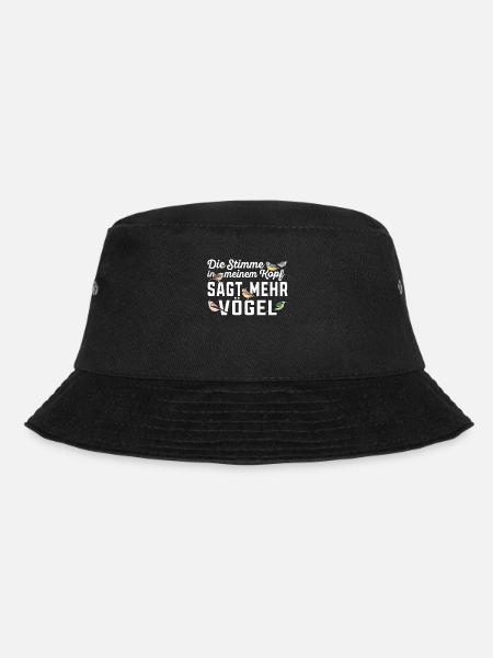 Vögel beobachten Ornithologie Vogelbeobachtung - Bucket Hat - Schwarz