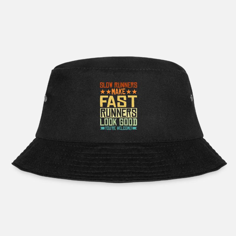 Slow Runners Make Fast Runners Look Good 9 - Bucket Hat - Schwarz