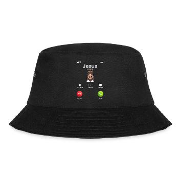 Jesus calls - Bucket Hat - black - Front - Lela (165cm)