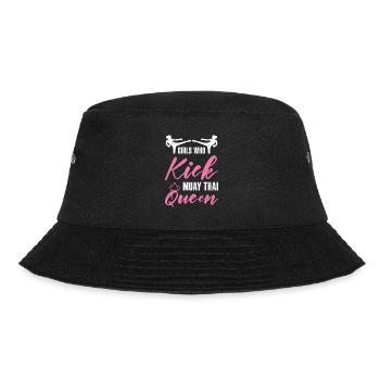 International Women's Day Muay Thai Girl Power - Bucket Hat - black - Front - Lela (165cm)