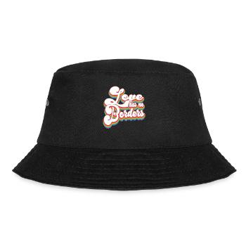 Love Has No Borders - Pride Month LGBTQ - Bucket Hat - black - Front - Lela (165cm)