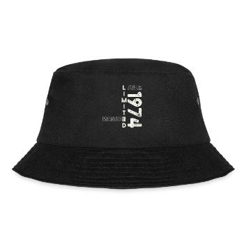 49th Birthday Man Original June Year 1974 - Bucket Hat - black - Front - Lela (165cm)