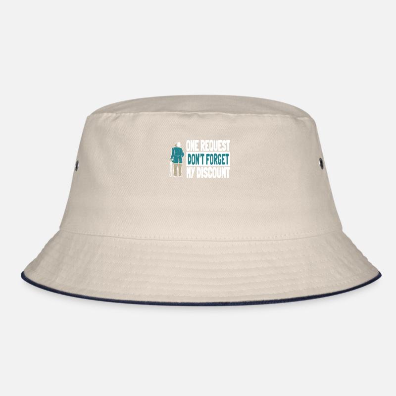 Rentner Rente Witzig Dont Forget My Discount Bucket Hat