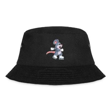 Mouse Ice Skating Skates - Bucket Hat - black - Front - Lela (165cm)