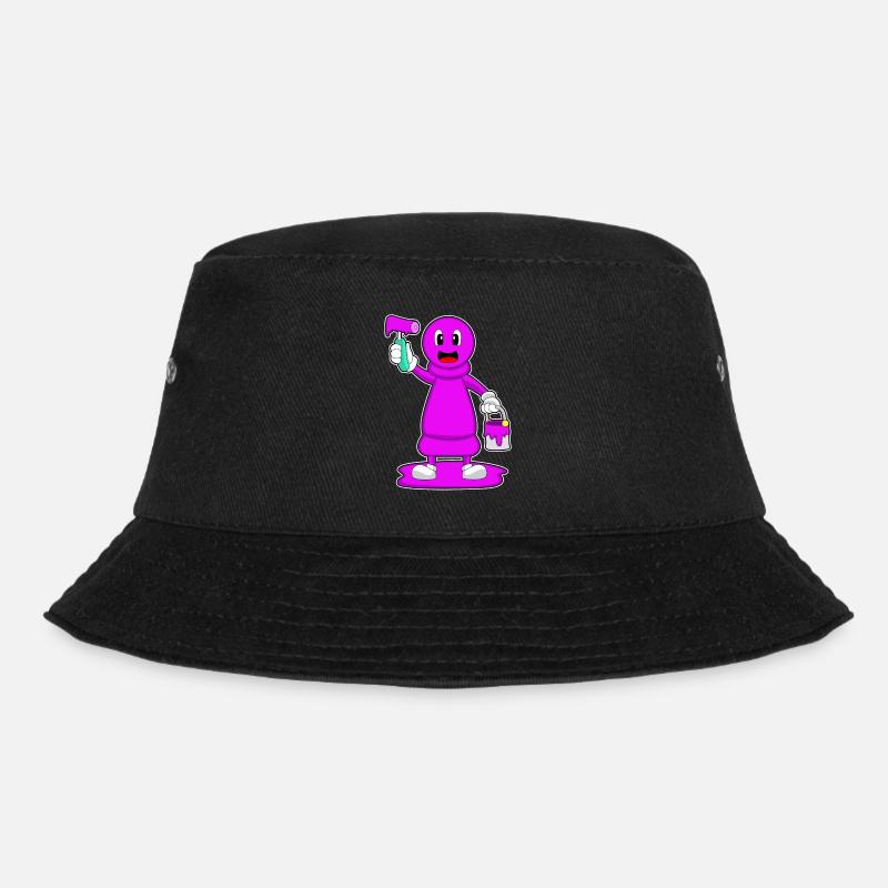 Schachfigur Bauer Schach Maler - Bucket Hat - Schwarz